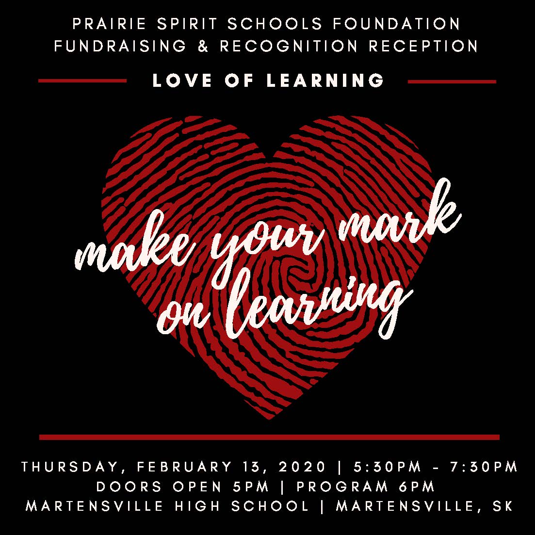 PSSF Love of Learning Reception